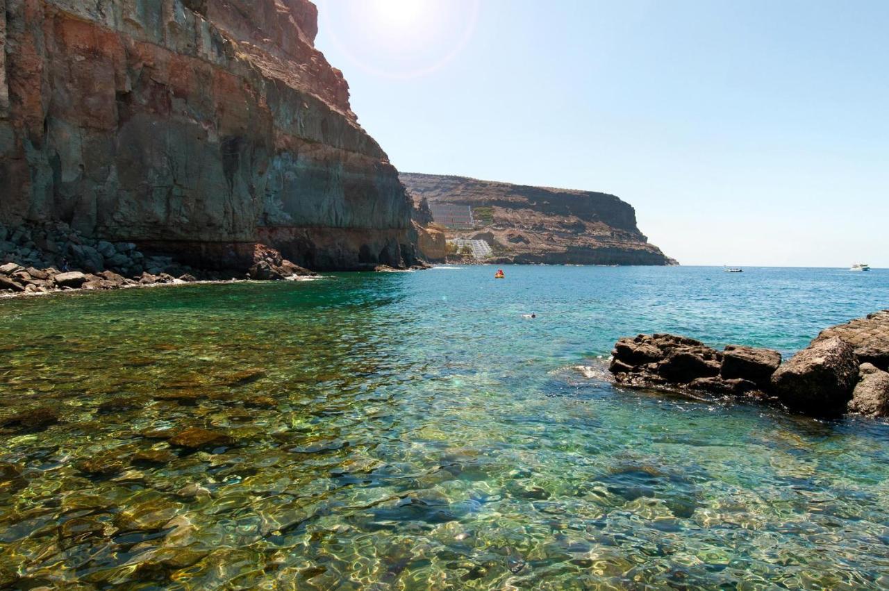 Luxury Beachfront Mogan Puerto De Mogan Bagian luar foto